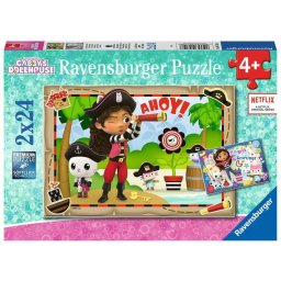 Ravensburger children's puzzle Gabby's Dollhouse (2x 24 pieces)