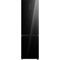 Aparate Frigorifice Combina frigorifica Tesla RC3800FMB, 378L, Clasa ETotal NO Frost, Display LED, H201cm, Sticla Neagra