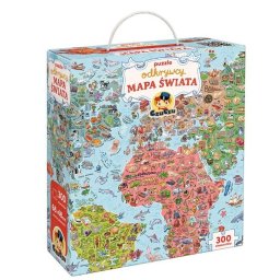 Puzzle Explorator - Hartă a Lumii 300 de Piese