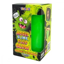 Slime jiggly fluo verde strălucitor 430g