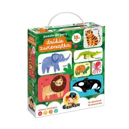 Puzzle cu perechi de animale sălbatice