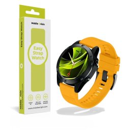 Curea Mobile Origin Easy Strap pentru smartwatch 20mm, culoare galben