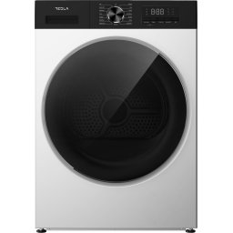 Uscatoare Uscator rufe TESLA WT8H91T, 8kg, D(E),Pompa caldura, delay start, 15 progr. display, alb
