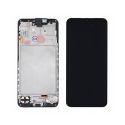 Display cu touchscreen si rama Samsung Galaxy A16 4G Negru Service Pack