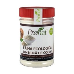 Set 3 x Faina Bio din Nuca de Cocos, Pronat, 130 g