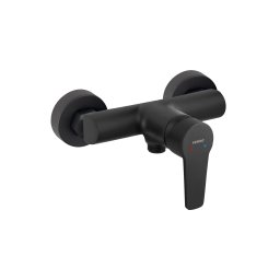 Baterie de duș FERRO RITTO BLACK BTR7BL, negru mat, design unic atemporal și rafinat