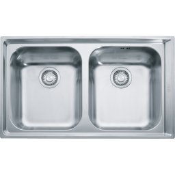 101.0040.733 Chiuveta bucatarie Franke Neptune NEX 620 cu 2 cuve, 860x510mm, inox lucios