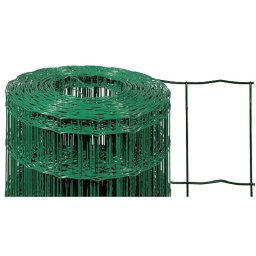 Plasa de gard Europlast verde 1,5 x 25 m, zincata si plastifiata Zn+PVC