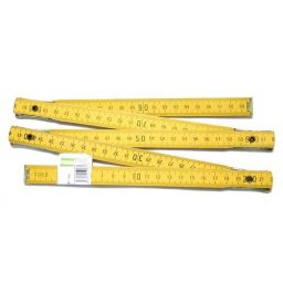 Metru tamplar din lemn pliabil 2 m Strend Pro pentru masuratori precise