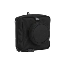Geanta tote pliabila LEGO Signature Brick 1x1, negru, 25 l