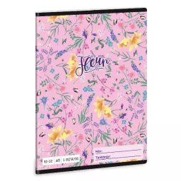 Fleur: caiet cu linii - clasa 3, 12 - 32, A5