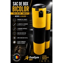 Sac de box 130×30 cm bicolor Umplut