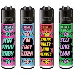 Bricheta Clipper Girly Slogan 3 x1