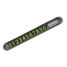 Placuta numar telefon suport bord auto cu afisaj pentru parcare temporara Techsuit PNP1