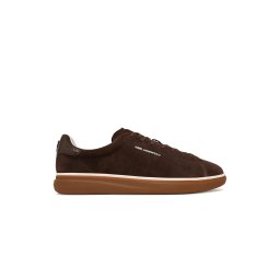 KARL LAGERFELD Sneakers Kane Lo Lace Suede KL53527 5ch-chocolate suede