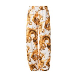 Versace Jeans Couture Pantaloni maro / portocaliu / alb