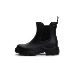 TOMMY HILFIGER Cizme de cauciuc negru