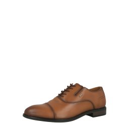 s.Oliver BLACK LABEL Pantofi cu șireturi maro coniac