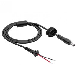 Cablu de alimentare DC 5.5 x 3.0 mm + pin la 2 x fire deschise 1.2m, Akyga AK-SC-41
