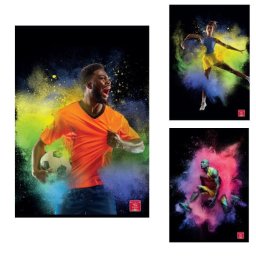 Pigna: Ready for Sport caiet cu pătrățele A4 - diferite