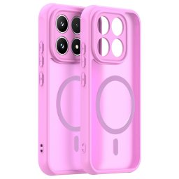Husa de protectie Techsuit HaloFrost II MagSafe compatibil cu Xiaomi 17, Roz