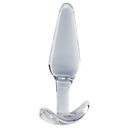 Clarity Utopian Floret - dop anal din sticlă (transparent)