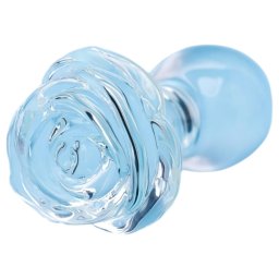 Clarity Utopian Bloom - dop anal din sticlă (transparent)