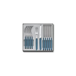 Victorinox - Set de tacâmuri SWISS MODERN, 12 piese, albastru