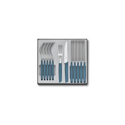 Victorinox - Set de tacâmuri SWISS MODERN, 12 piese, albastru