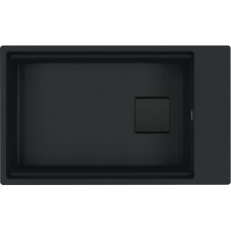 125.0718.491 Chiuveta bucatarie Franke Kubus 2 KNG 110-62, 62x42cm, fragranite, Matte Black