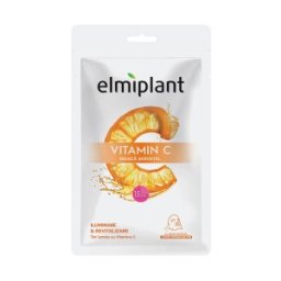 Set 4 x Masca Servetel Elmiplant Vitamin C, pentru Iluminare si Revitalizare, 20 ml