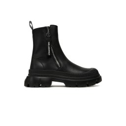 KARL LAGERFELD Ghete Trekka Max Hi Ankle Zip KL43565 000-black lthr