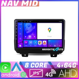 Navigatie Android Jeep Wrangler 2018, 4GB RAM, 64GB, CarPlay, 720P