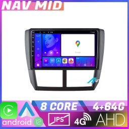 Navigatie Android Subaru Forester 2007-2013, 4GB RAM, 64GB, CarPlay