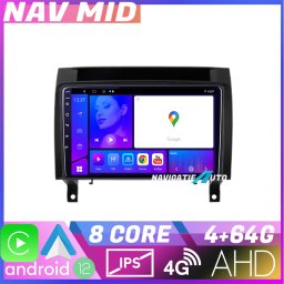 Navigatie Mercedes SLK 2004-2011 Android 12, 4GB RAM, 64GB, CarPlay