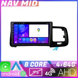 Navigatie Volvo S60 2008-2014 Android 12, 4GB RAM, 64GB, CarPlay