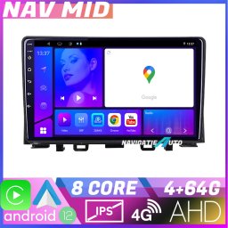 Navigatie dedicata Kia Rio 2019 Android 12, 4GB RAM, 64GB, CarPlay