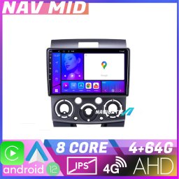Navigatie Android Ford Ranger Mazda BT-50 2007-2012, 4GB+64GB, CarPlay