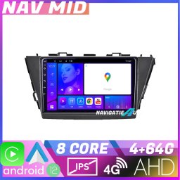Navigatie Toyota Prius 2012-2020 Android 12, 4GB RAM, 64GB, CarPlay