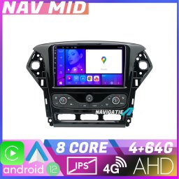 Navigatie auto Ford Mondeo 2011-2014 Android 12, 4GB RAM, 64GB, CarPlay