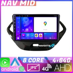 Navigatie Ford KA 2015-2020 Android 12, 4GB RAM, 64GB, CarPlay