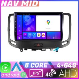 Navigatie dedicata Infiniti G35 G37 2006-2013 Android 12, 4GB RAM, 64GB, CarPlay
