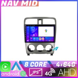 Navigatie Android Subaru Forester 2004-2008, 4GB RAM, 64GB, CarPlay