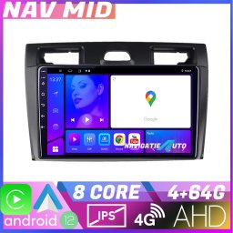 Navigatie Ford Fiesta MK5 2002-2008 Android 12, 4GB RAM, 64GB, CarPlay