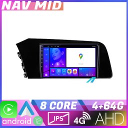 Navigatie Android Hyundai Elantra 2021, 4GB RAM, 64GB, CarPlay