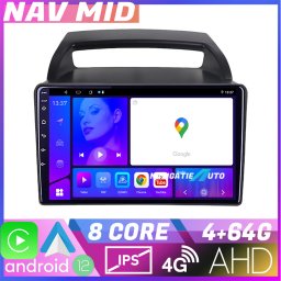 Navigatie Kia Carnival 2006-2014 Android 12, 4GB+64GB, CarPlay, 720P