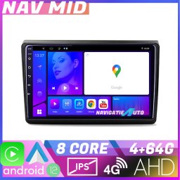 Navigatie Android Fiat Bravo 2007-2014, 4GB RAM, 64GB, CarPlay