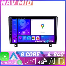 Navigatie Opel Astra H 2006-2015 Android 12, 4GB RAM, 64GB, CarPlay