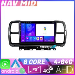 Navigatie Android Citroen C5 Aircross cu GPS, CarPlay, 4GB RAM si 64GB