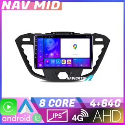 Navigatie dedicata Ford Transit Android 12 Octa Core 4GB RAM 64GB CarPlay